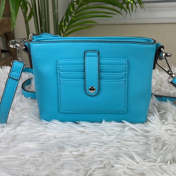 Inc International Concepts ~ Martha Mini Crossbody ~ Blue ~ NWT! - Picture 3 of 10